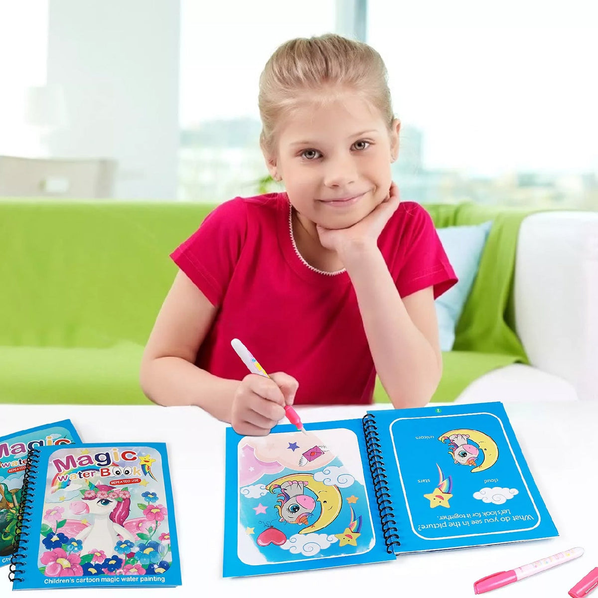 Magical Water Drawing Book
