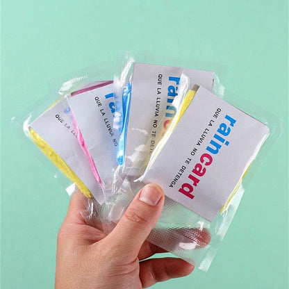Emergency Waterproof Raincoat Pouch 🌧️