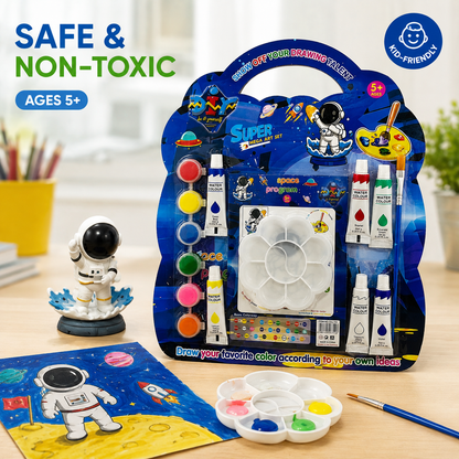 🚀 Space Theme Painting & Art Set – Creative Fun for Kids