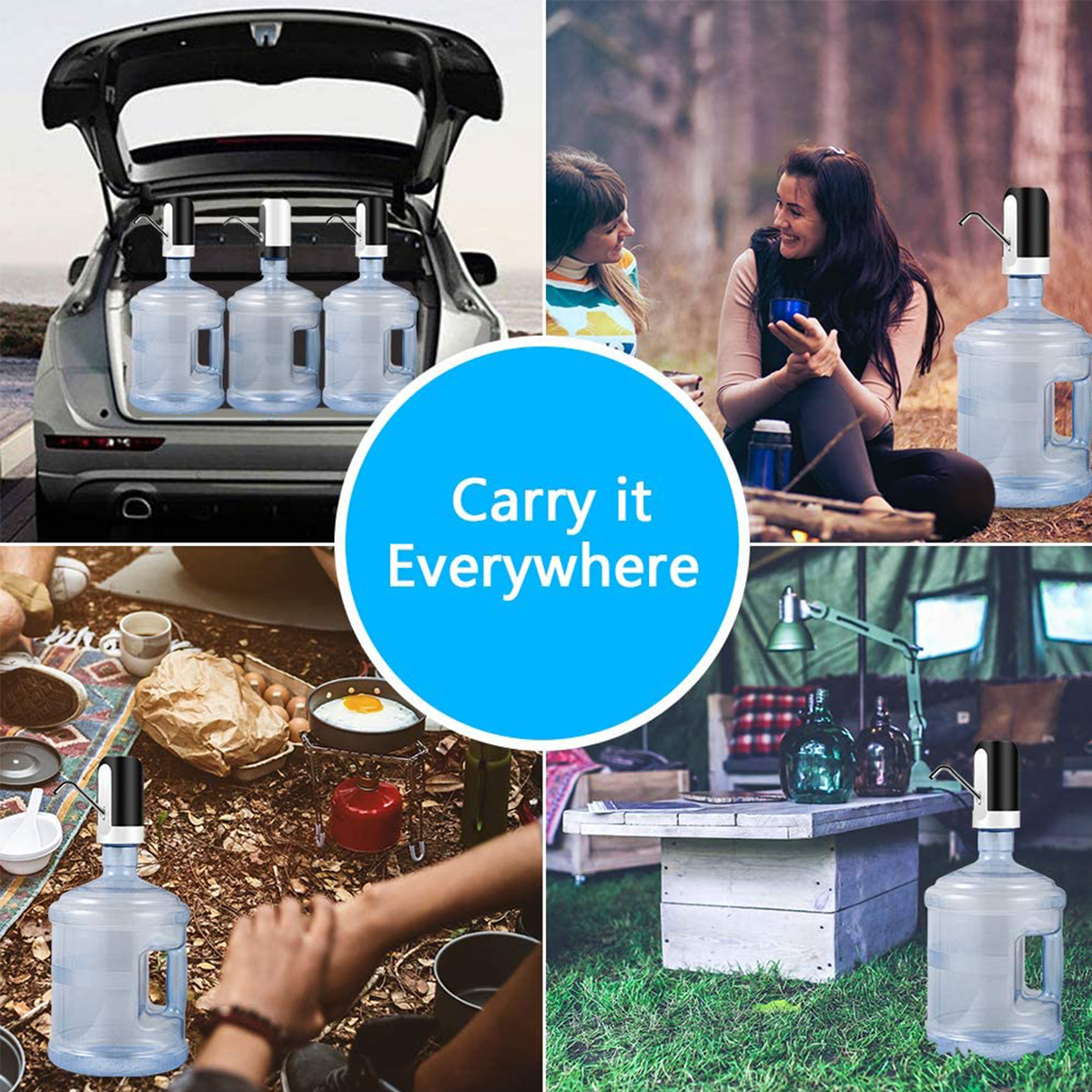 USB Rechargeable Electric Water Dispenser Pump