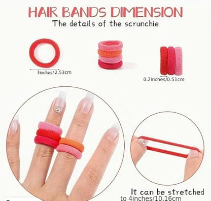 Seamless Cotton Toddler Hair Ties for Girls and Kids
