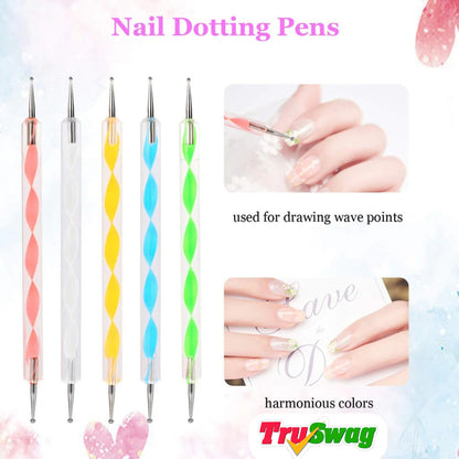 TruSwag Nail Art Point Pen and Set Used by Womens and Ladies for Their Fashion Purposes.