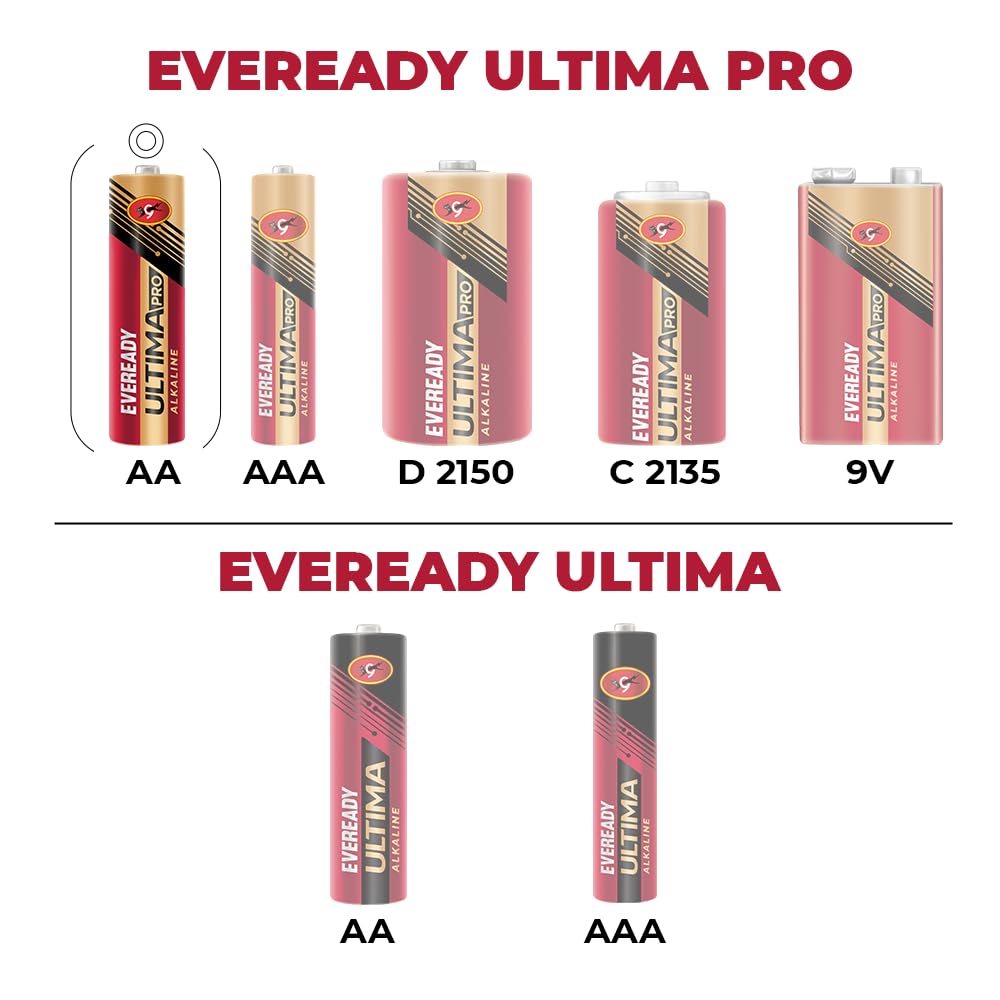 Eveready Ultima AA Battery 400% Long Lasting