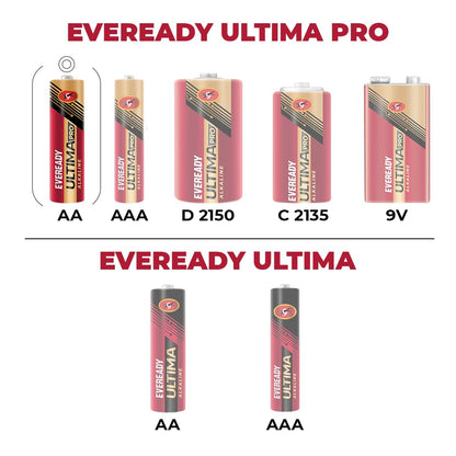 Eveready Ultima AA Battery 400% Long Lasting