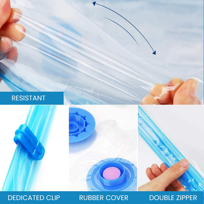 Vacum Storage Bags with Hand Pump (Pack of 5)