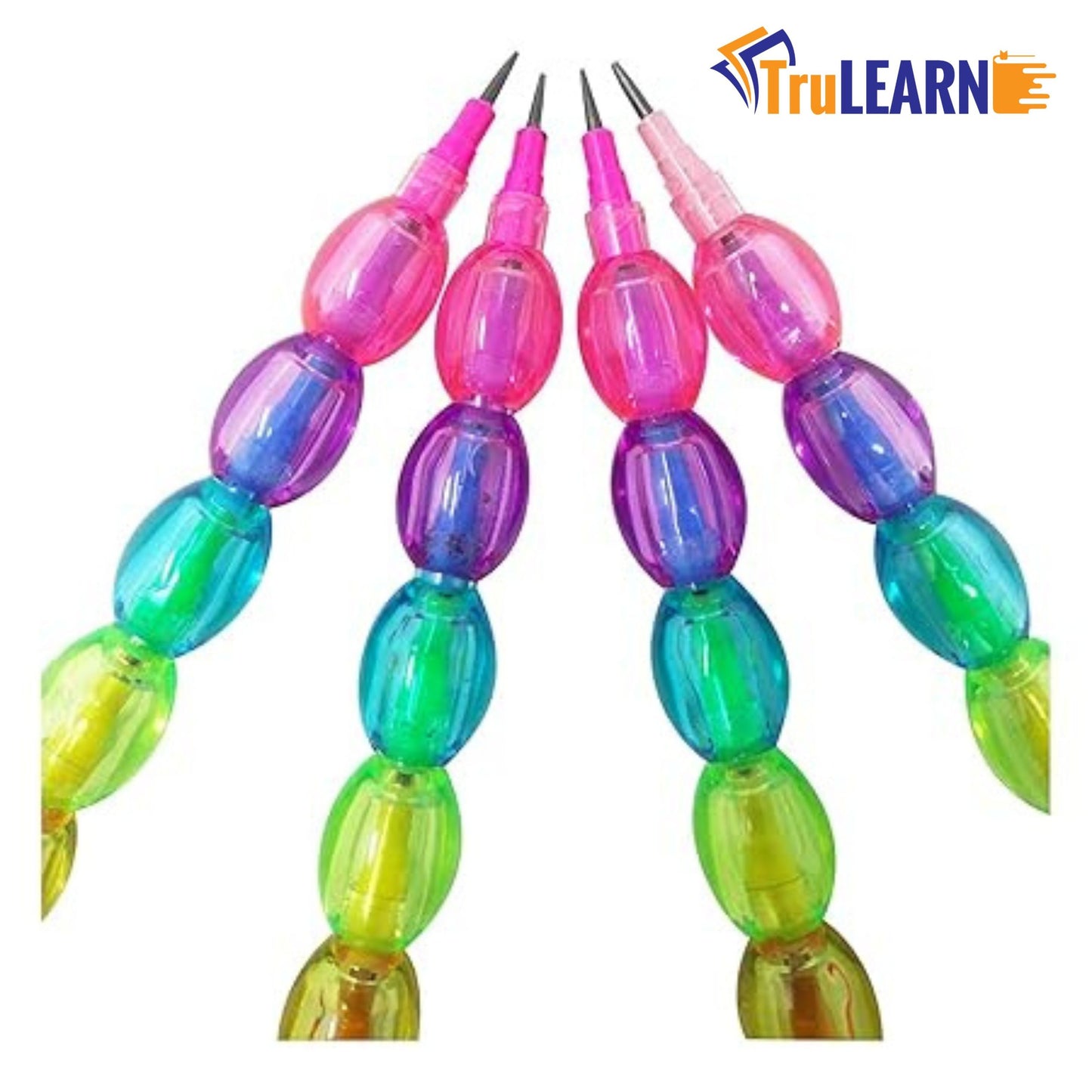 TruLearn  Matka Pencil 4Pcs Stylish Multi color