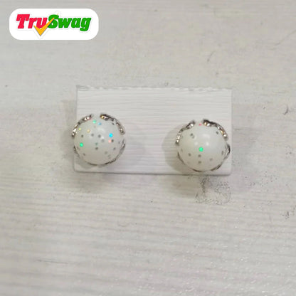 TruSwag White Pearl Stud Earrings – Fashion Jewelry for Women