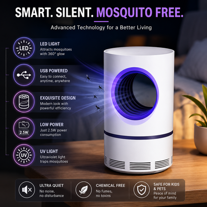 USB Electric Mosquito Killer Lamp with UV Light