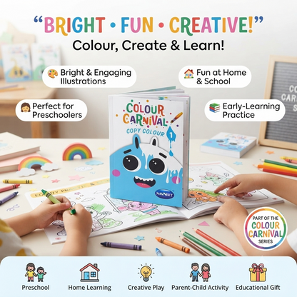 Color Carnival Copy Color Book (1 to 4)