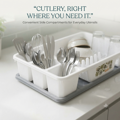 Blossoms Plate Rack with Dry Tray