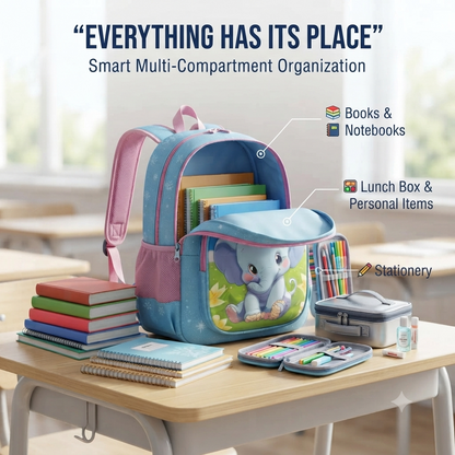 Premium 18-Inch School Bag for Kids 🎒