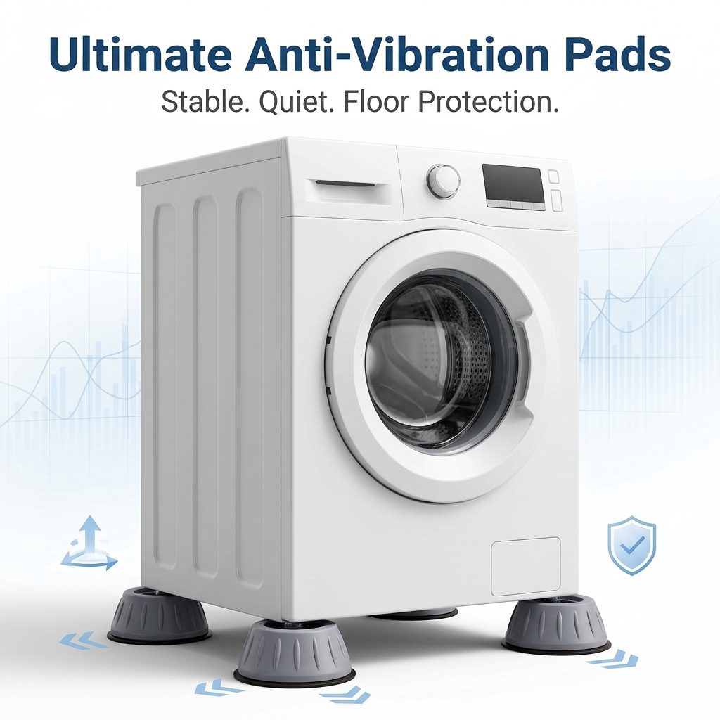 Anti-Vibration Washing Machine Pads (Set of 4)
