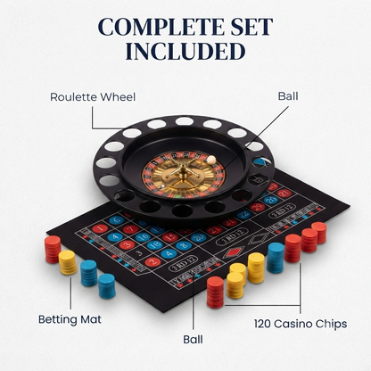 Jackpot Roulette Spinning Casino Board Game