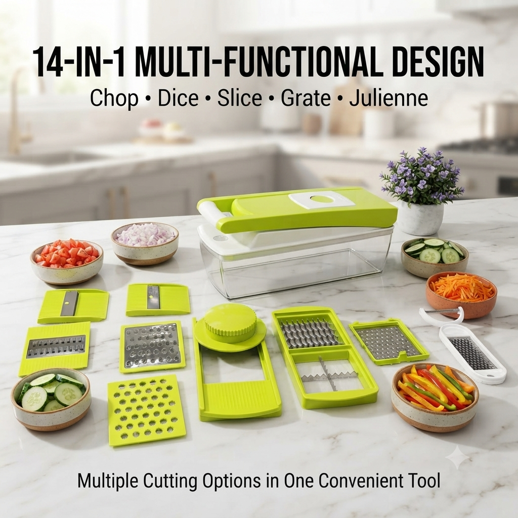 14-in-1 Quick Dicer & Chopper