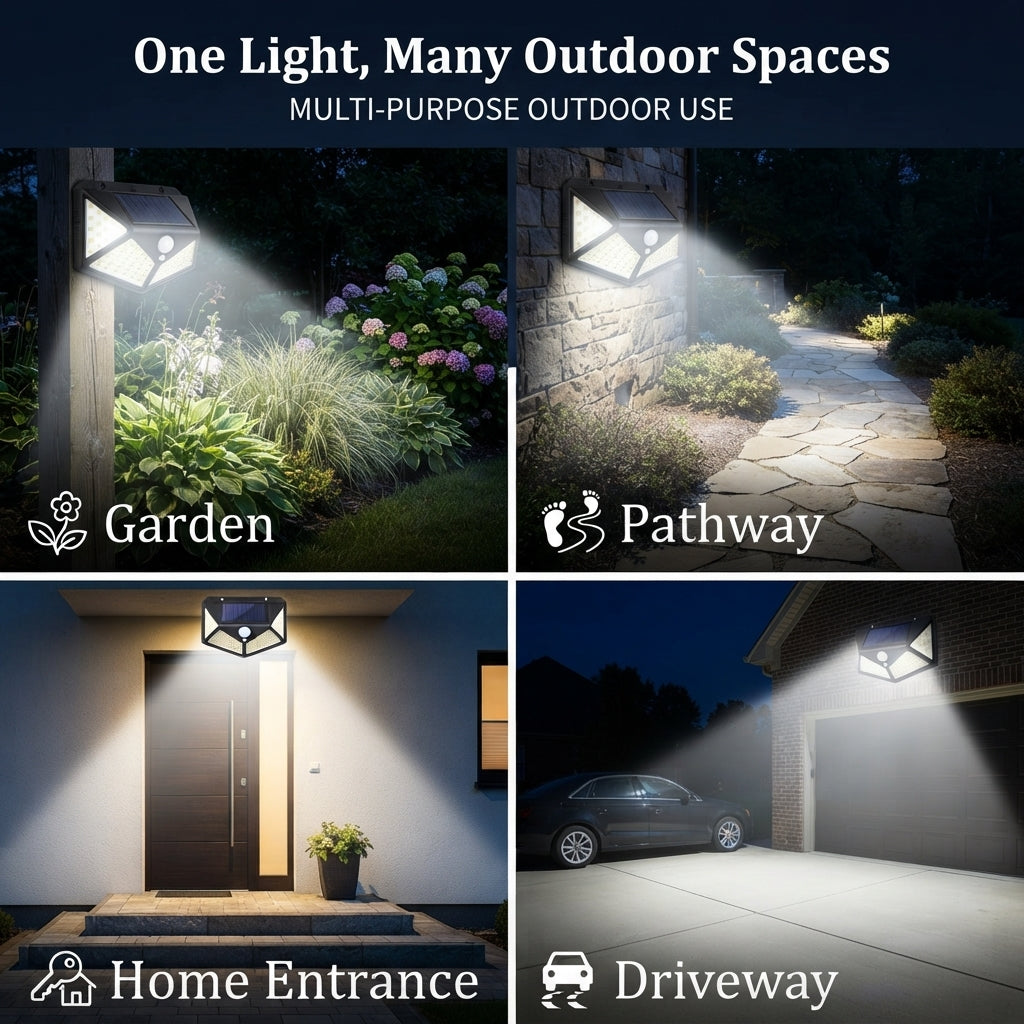 Solar Lights for Garden – LED Security Lamp ☀️