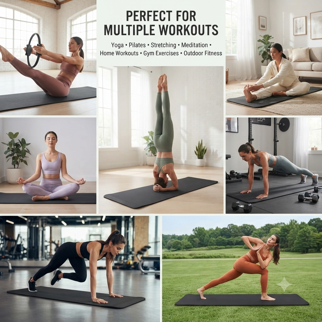 Anti-Slip Yoga Mat (4mm, 173 x 61 cm) 🧘