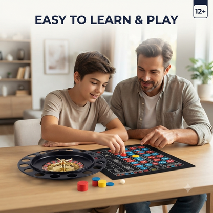 Jackpot Roulette Spinning Casino Board Game