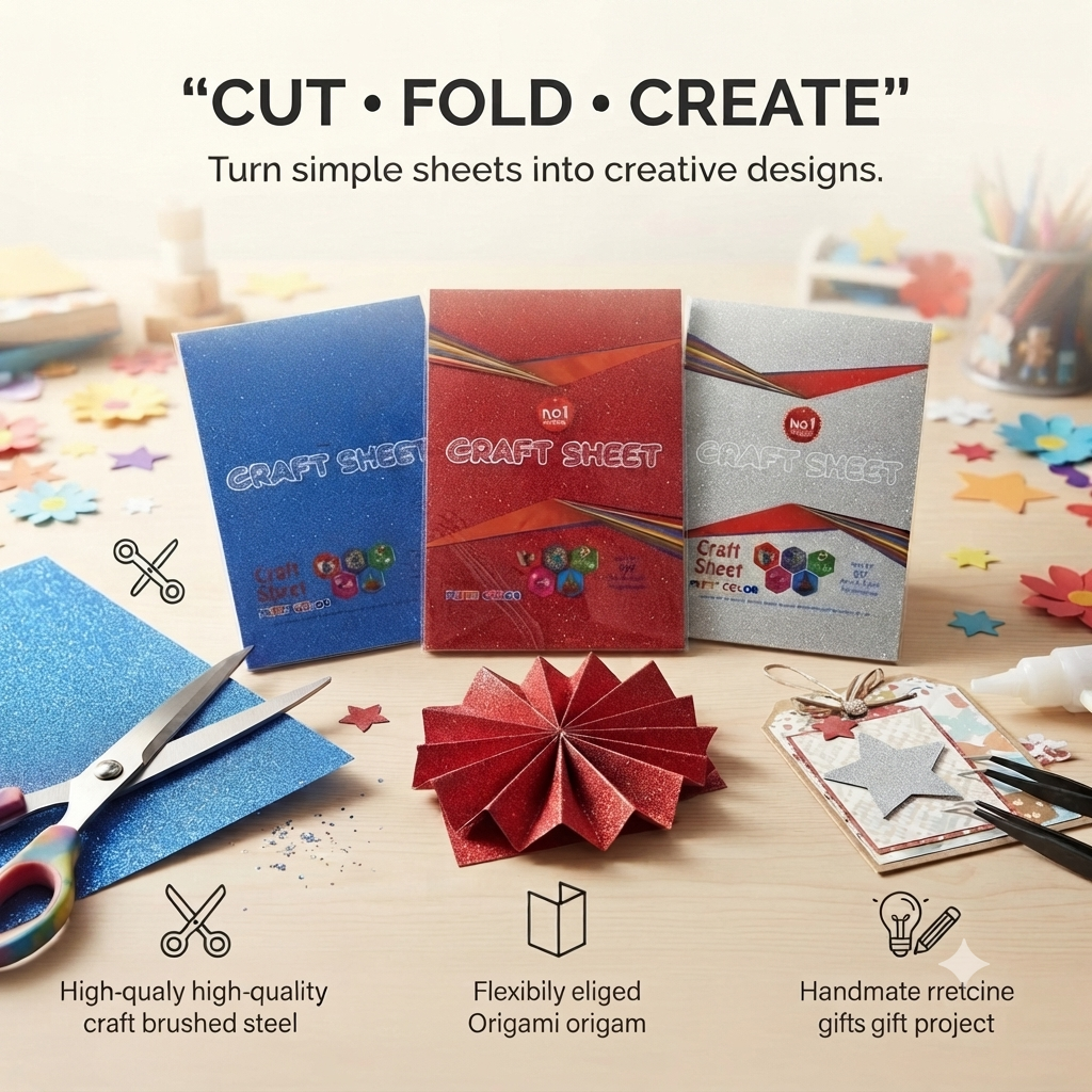 Premium Glitter Craft Sheets