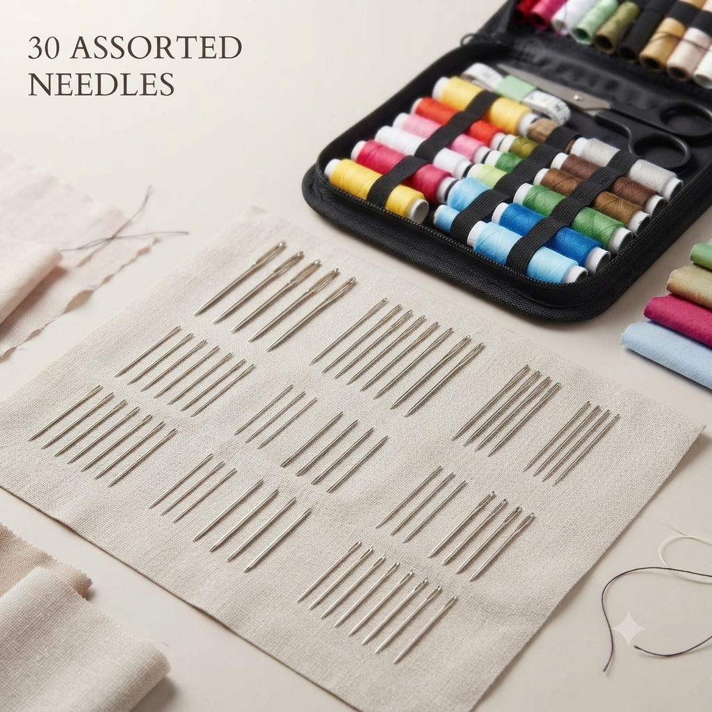 86-Piece Sewing Kit with Zipper Travel Case 🧵