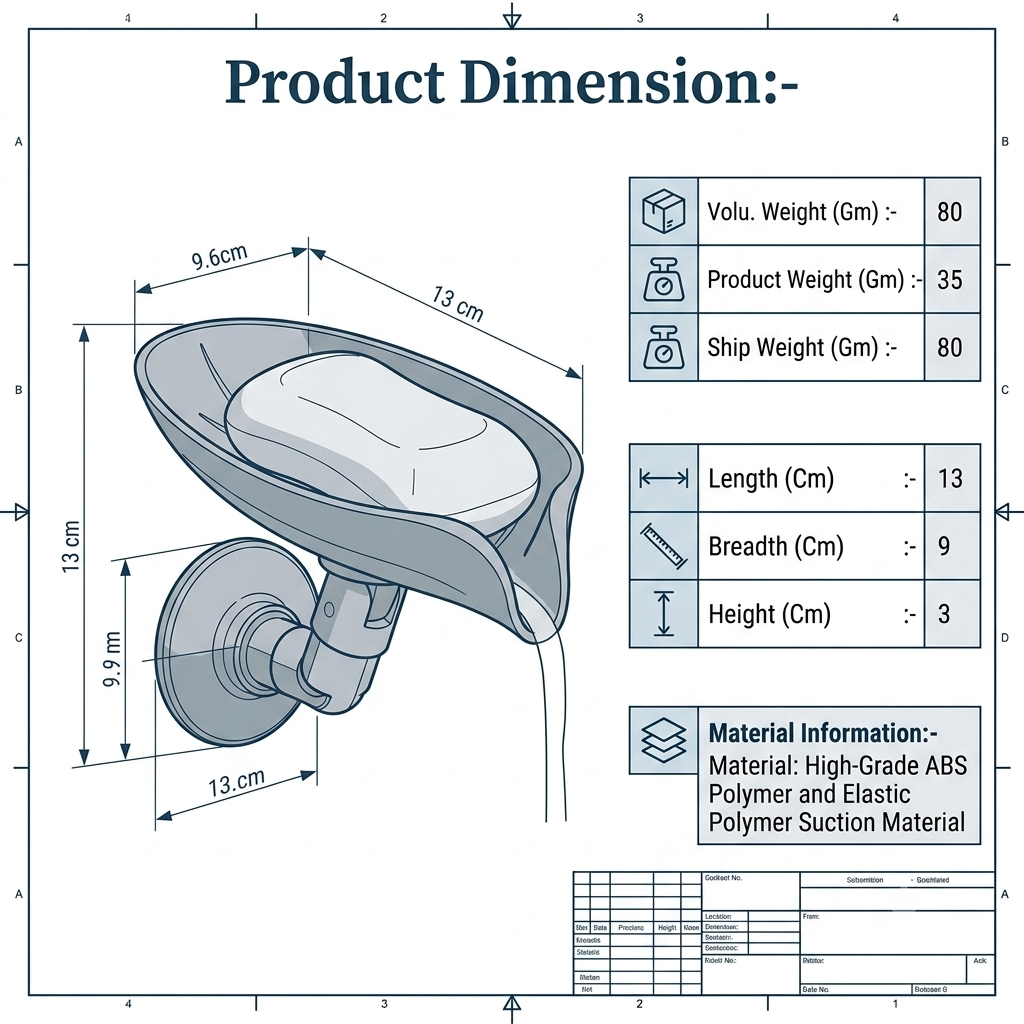 Leaf-Shape Self Draining Soap Dish Holder 🍃