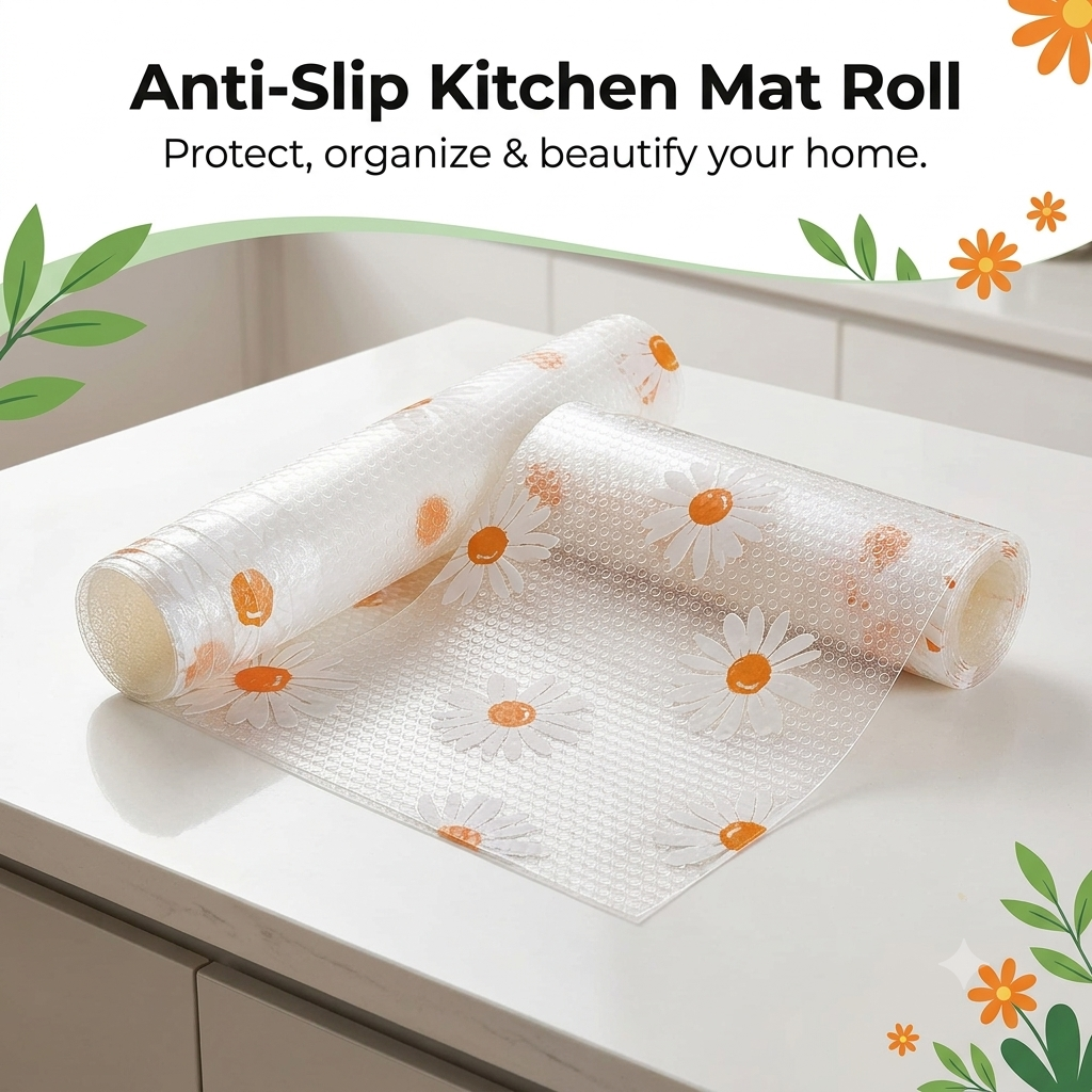 Anti-Slip Kitchen Mat Roll (3 Meter)