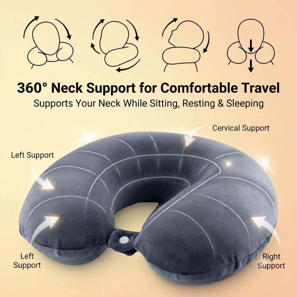 Travel-friendly Soft Neck Pillow