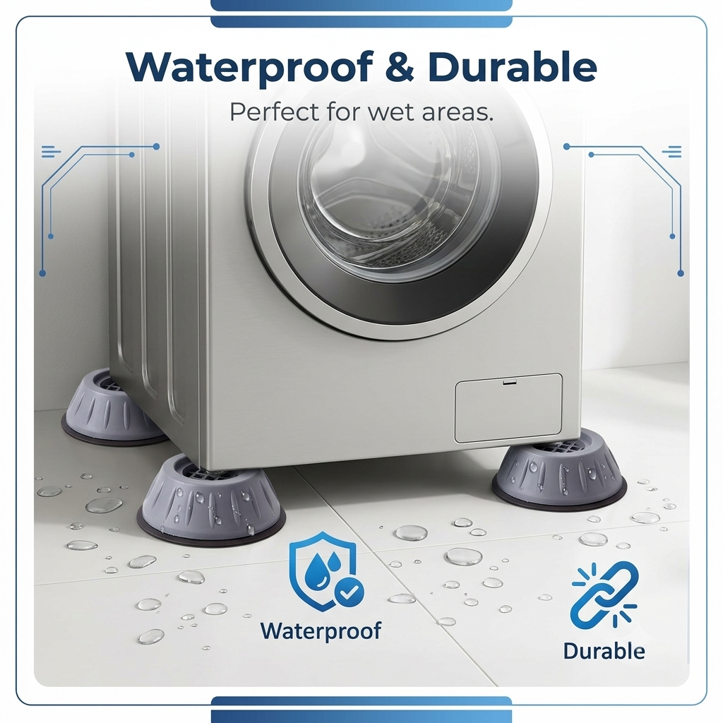 Anti-Vibration Washing Machine Pads (Set of 4)