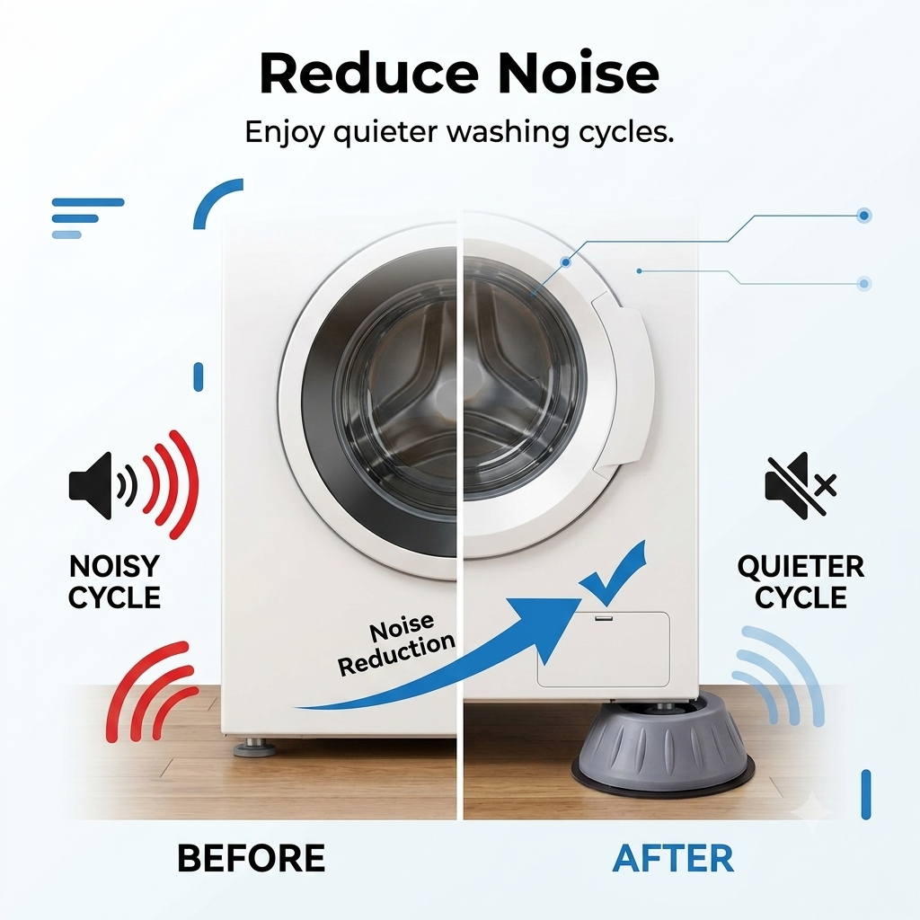 Anti-Vibration Washing Machine Pads (Set of 4)