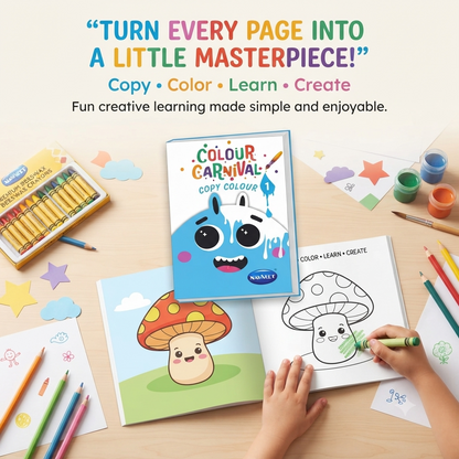 Color Carnival Copy Color Book (1 to 4)