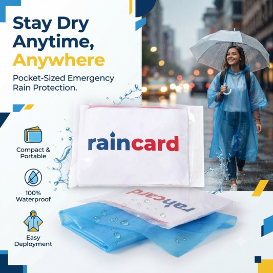 Emergency Waterproof Raincoat Pouch 🌧️