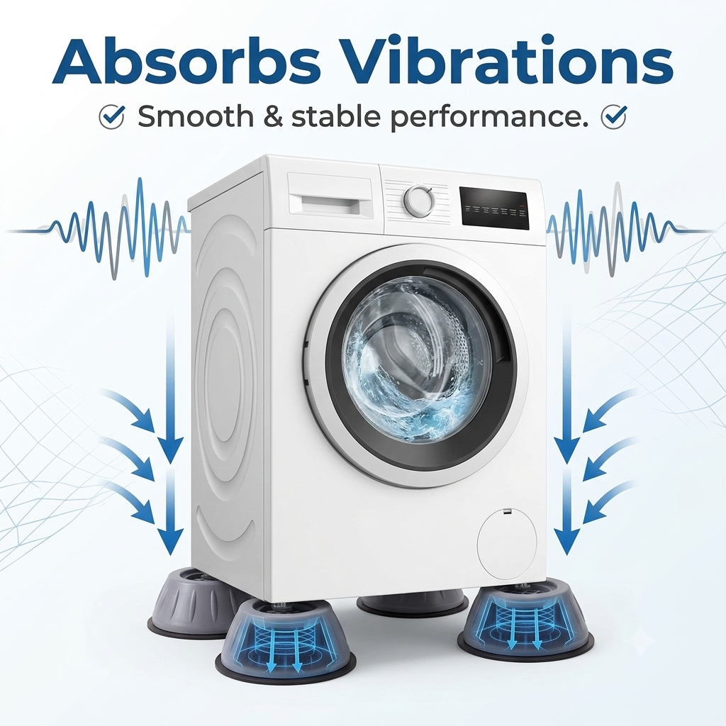 Anti-Vibration Washing Machine Pads (Set of 4)