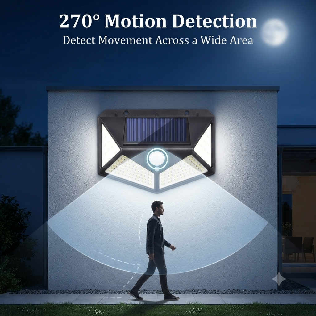 Solar Lights for Garden – LED Security Lamp ☀️