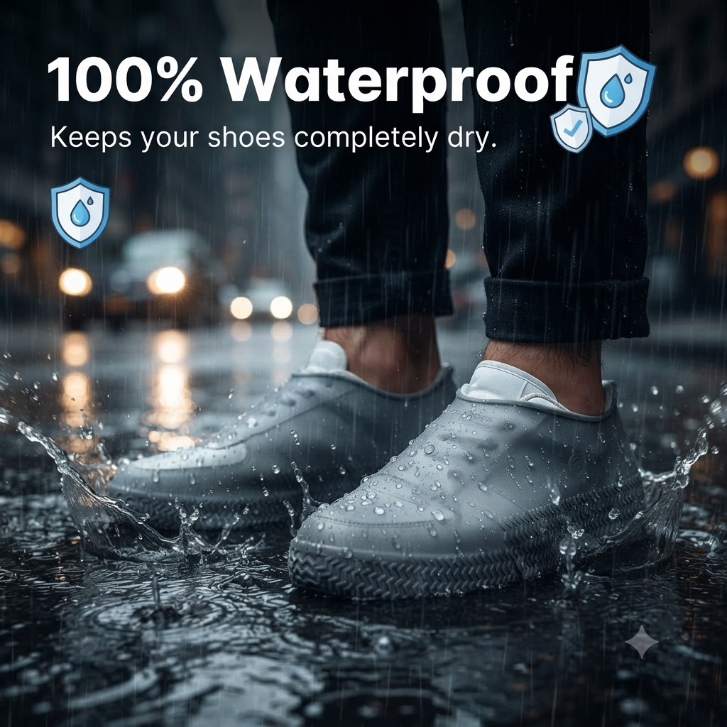 Waterproof Silicone Shoe Covers🦶