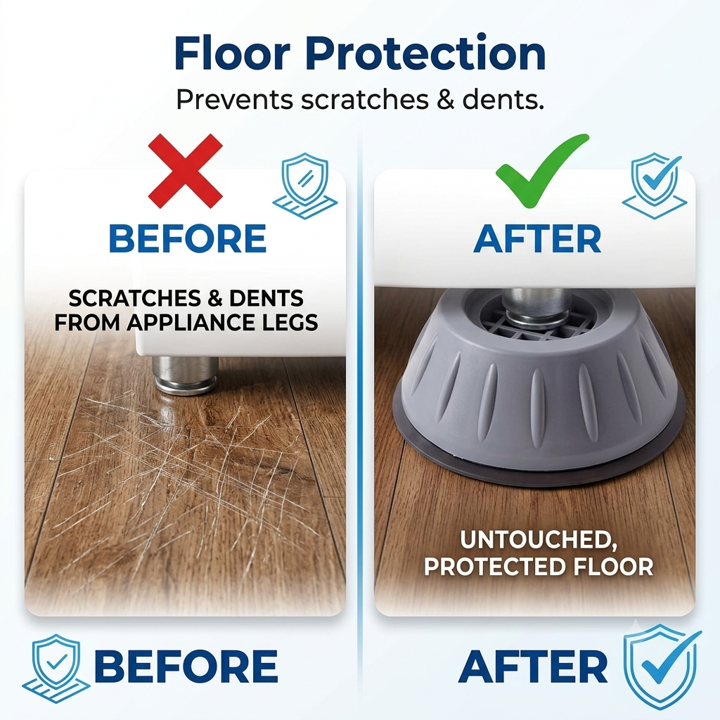 Anti-Vibration Washing Machine Pads (Set of 4)