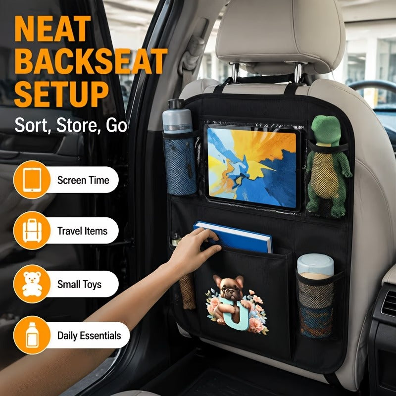 Multi-Pocket Car Backseat Storage Organizer 🚗