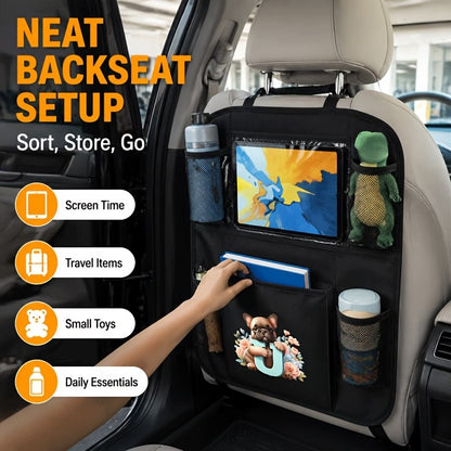 Multi-Pocket Car Backseat Storage Organizer 🚗