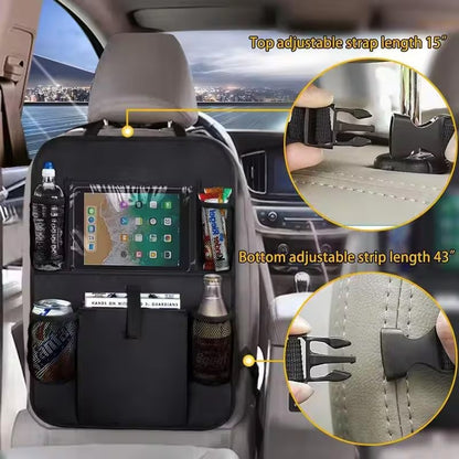 Multi-Pocket Car Backseat Storage Organizer 🚗