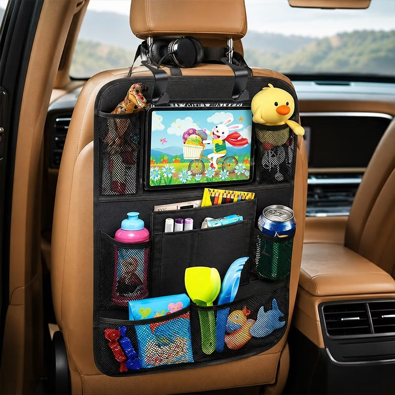 Multi-Pocket Car Backseat Storage Organizer 🚗