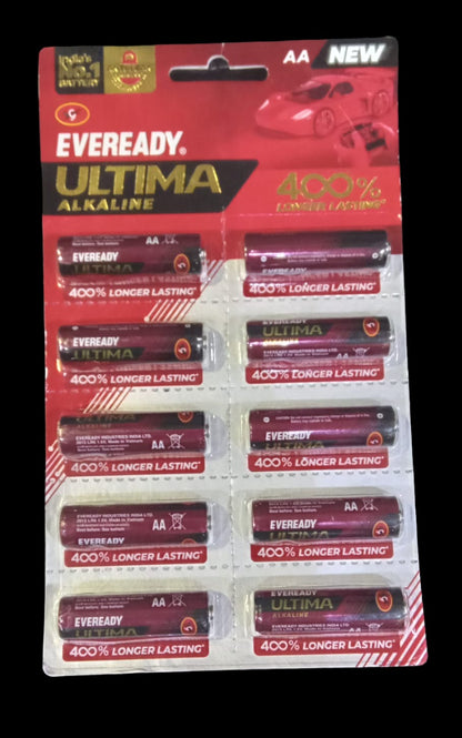 Eveready Ultima AA Battery 400% Long Lasting