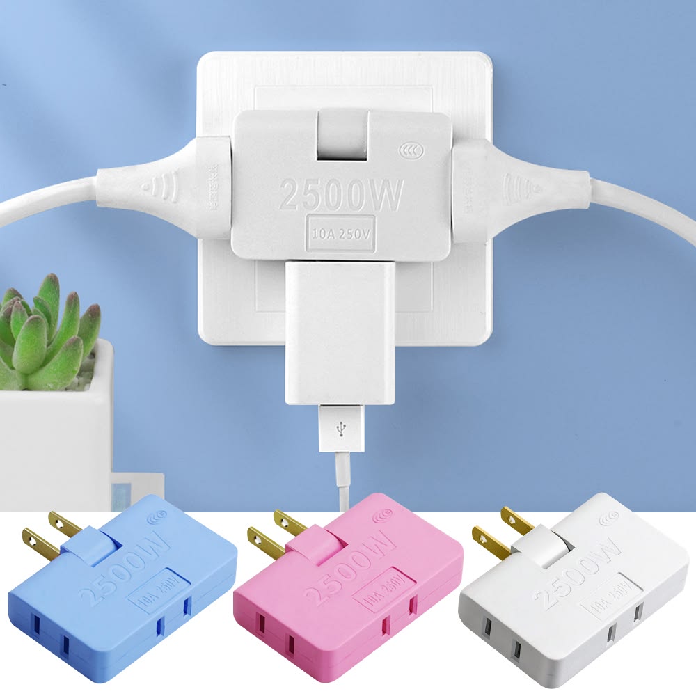 Wireless 3-in-1 Foldable Wall Plug Adapter 🔌