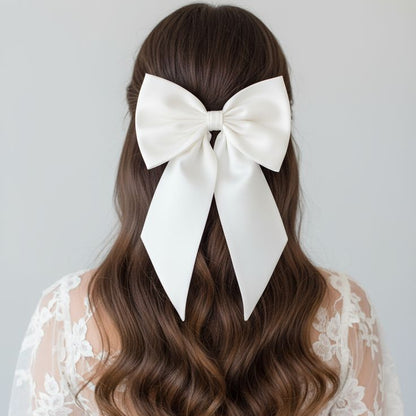 Elegant Hair Bow Clip for Women & Girls 🎀