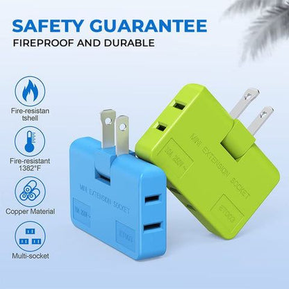 Wireless 3-in-1 Foldable Wall Plug Adapter 🔌