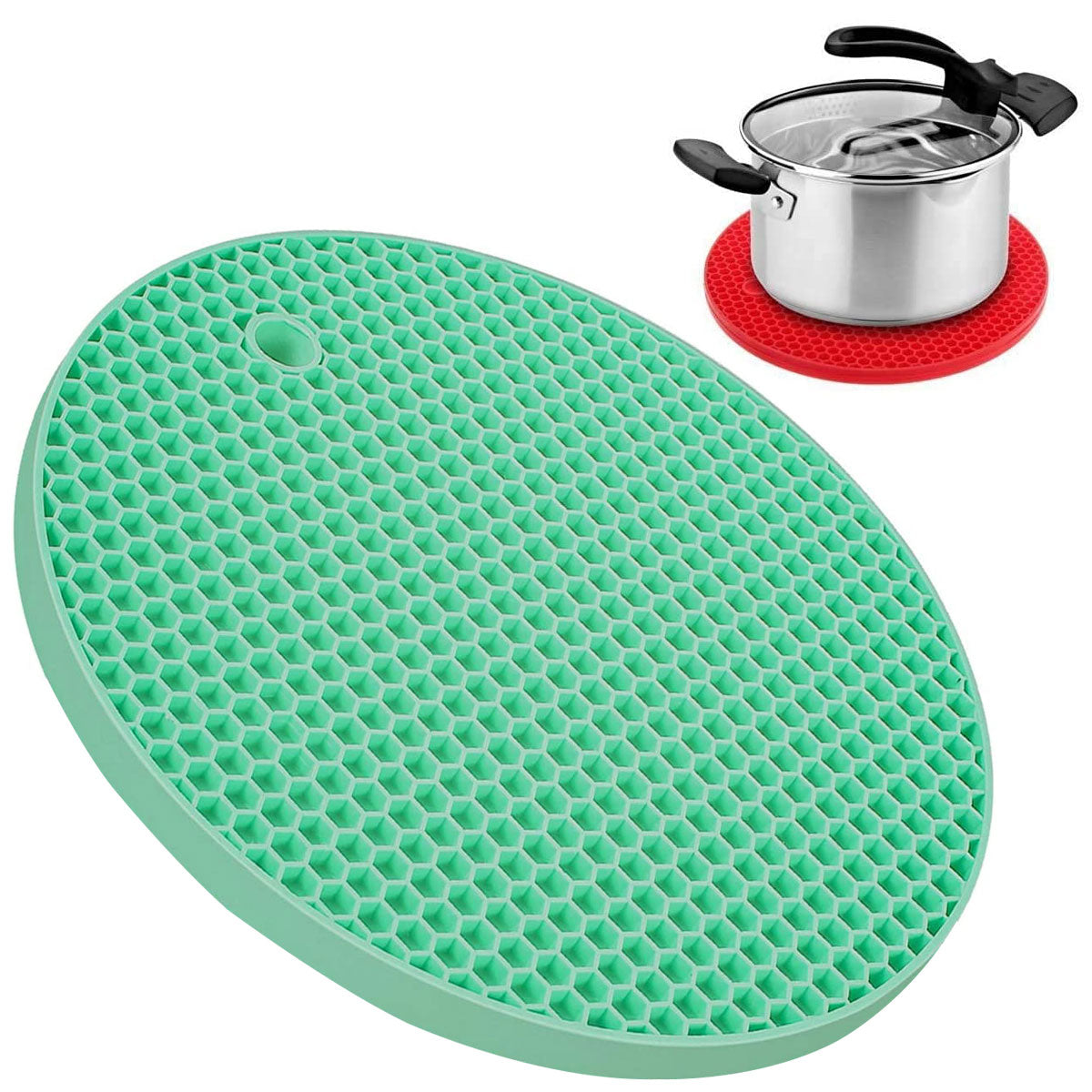 4 Piece Silicone Trivet Mat