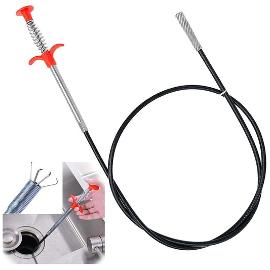 Drain Pipe Cleaning Spring Stick - TruVeli