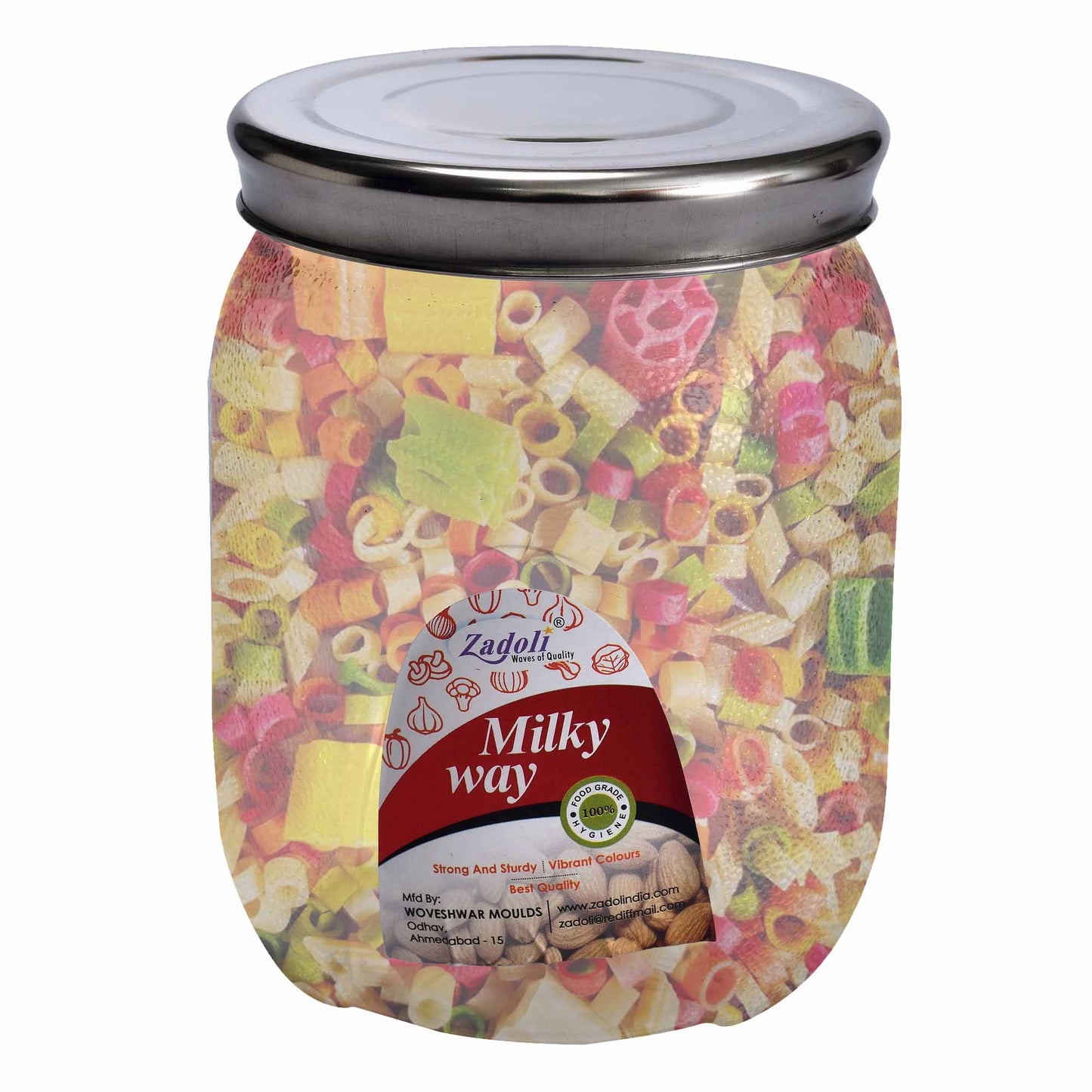 Milky Way Pet Transparent Jar 1000 Ml