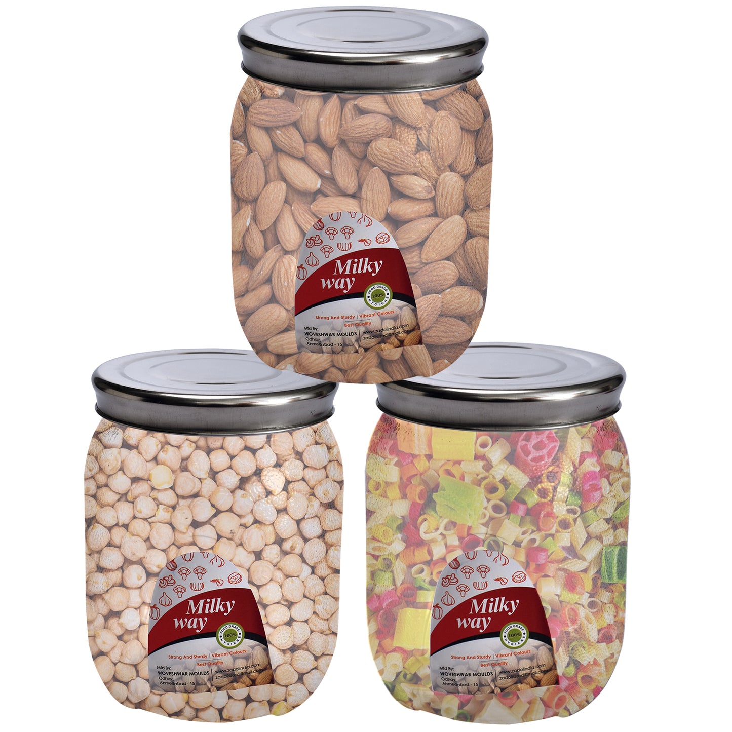 Milky Way Pet Transparent Jar 1500 Ml
