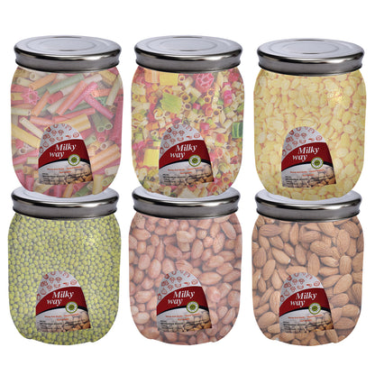 Milky Way Pet Transparent Jar 1000 Ml