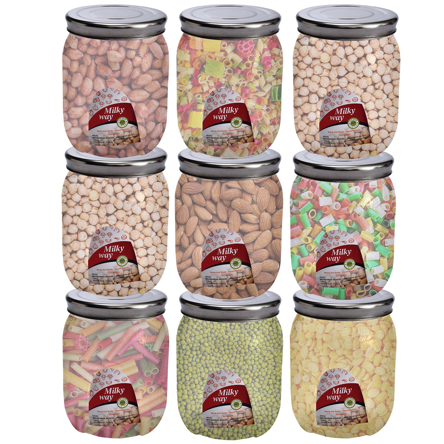 Milky Way Pet Transparent Jar 1000 Ml