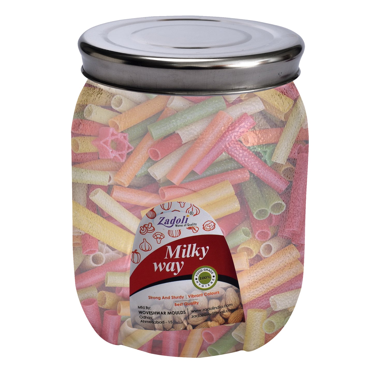 Milky Way Pet Transparent Jar 1500 Ml