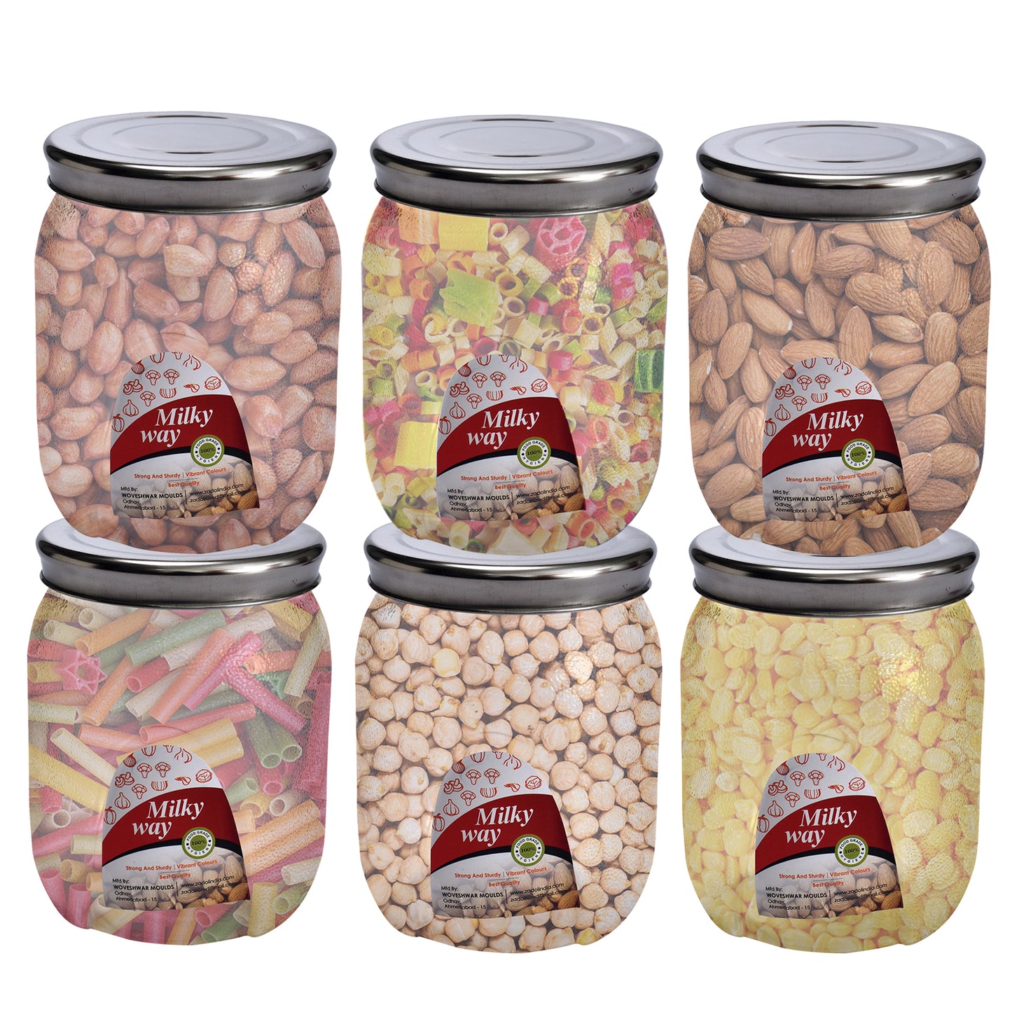 Milky Way Pet Transparent Jar 1500 Ml
